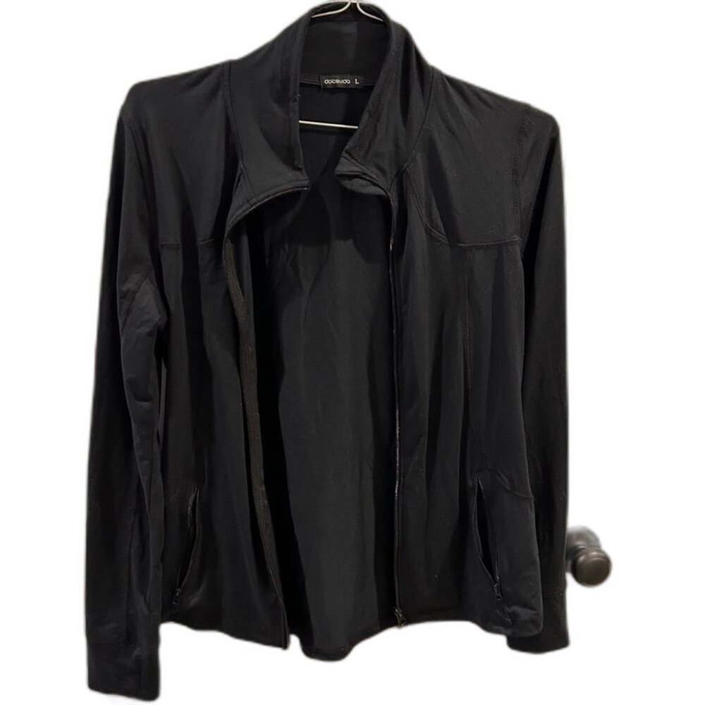 Dolcevida Athletic Zip-up Jacket Women's Size L with Thumbholes